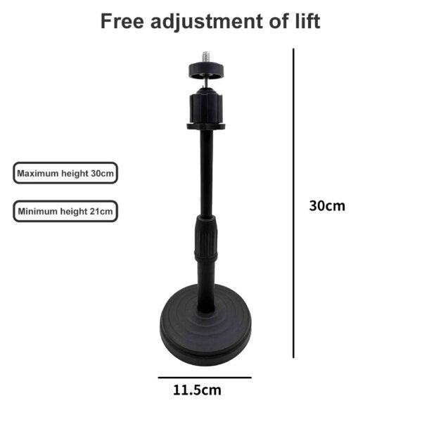 Multi-functional Microphone stand | Phone Holder Reliable Phone Stand - Image 4