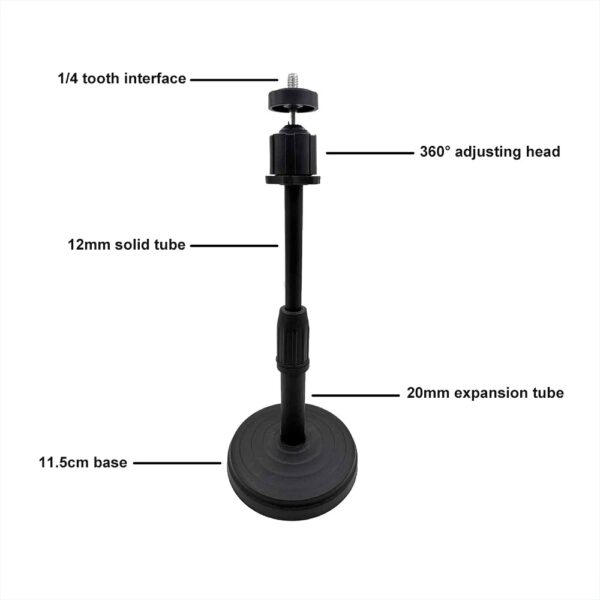Multi-functional Microphone stand | Phone Holder Reliable Phone Stand - Image 5