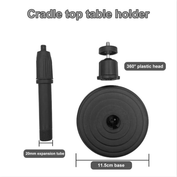 Multi-functional Microphone stand | Phone Holder Reliable Phone Stand - Image 3