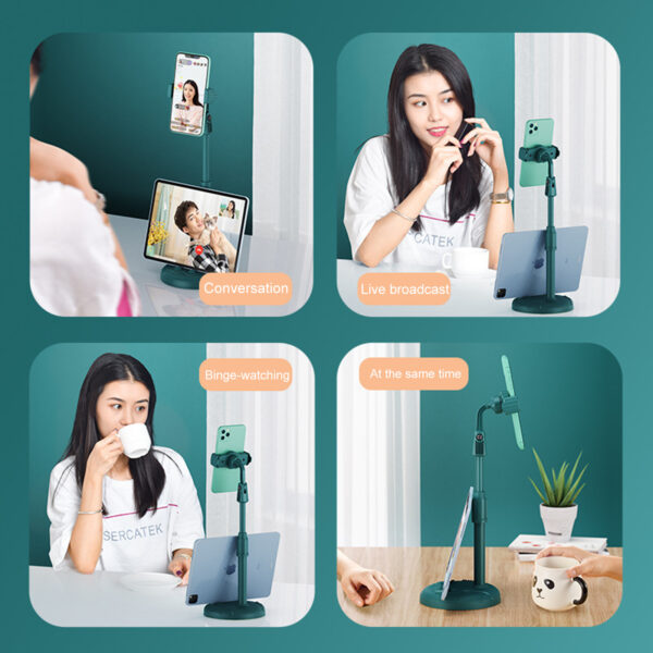 Multi-functional Microphone stand | Phone Holder Reliable Phone Stand - Image 9